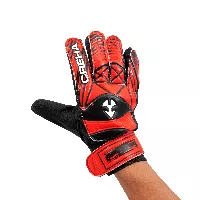 Guantes para portero de futbol rojo Creha