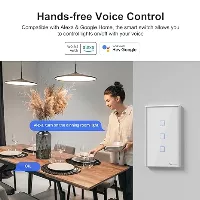 Interruptor Doble Táctil Blanco T0-2C Smart Wi-Fi SONOFF