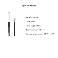 Sensor Temperatura Sumergible DS18B20 50cm (THR3) SONOFF