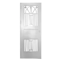 Puerta de Metal sin Vidrio 3'x7' SemiFrancesa #138 Abre Izq (Completo) PANATEX