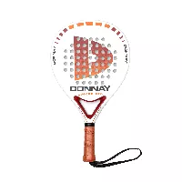 Pala de pádel Donnay Cyborg Pro 18k Iceman White