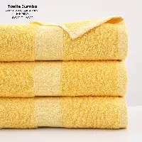 Toallas de baño jumbo color amarillo - coleccion cali 90x170cm