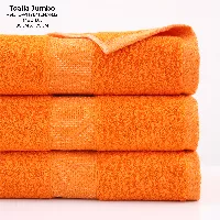 Toallas de baño jumbo color naranja - coleccion cali 90x170cm