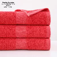 Toallas de baño jumbo color rojo - coleccion cali 90x170cm