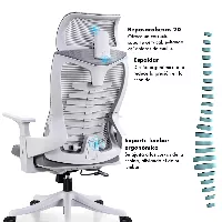 Silla ergonómica Hale gris