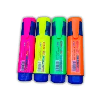 Resaltadores Neón Set con 4 piezas