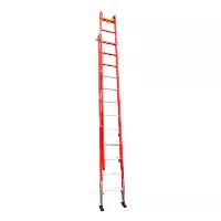 Escalera Extensible de Fibra de Vidrio y Aluminio Profesional y Segura