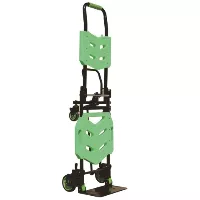 Carretilla Plegable de Acero 2 en 1 Capacidad de 110 kg