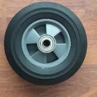 8"x2.2" solid wheel + bearing / plastic rim